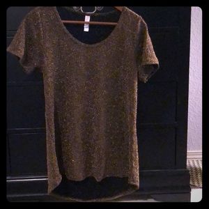 NWOT LulaRoe glittery holiday top